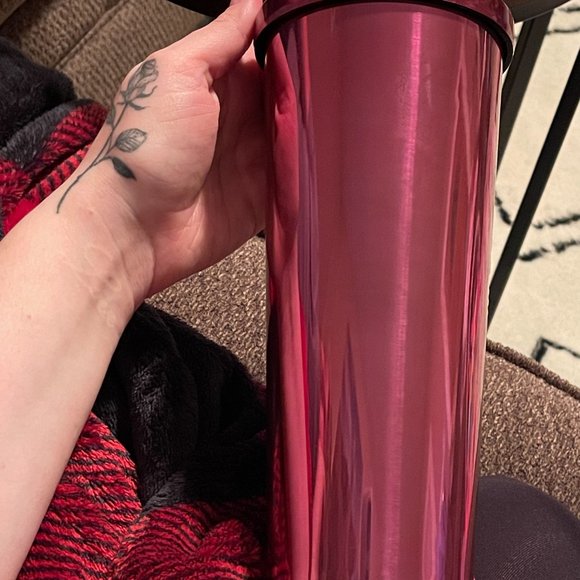 Starbucks Stainless Steel Berry Pink Large 24 oz Tumbler Cold Cup - Picture 11 of 14